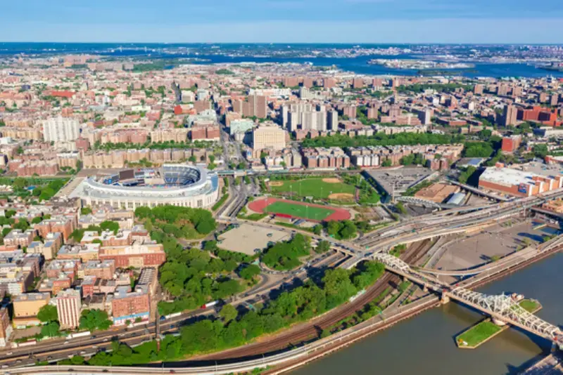Aerial Bronx New York