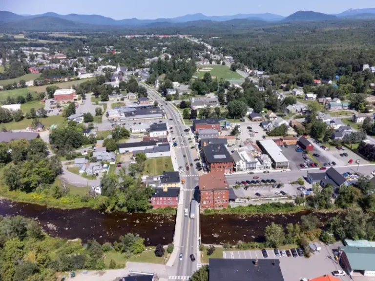 Aerial Lancaster New Hampshire