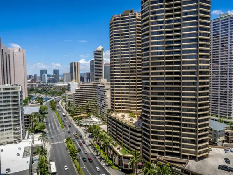 Ala Moana Boulevard Waikiki Hawaii Usa