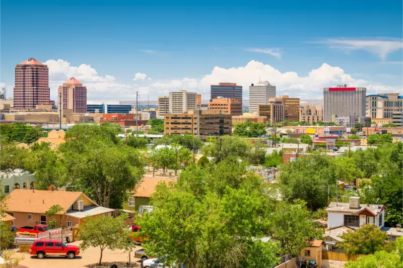 Albuquerque New Mexico Cityscape