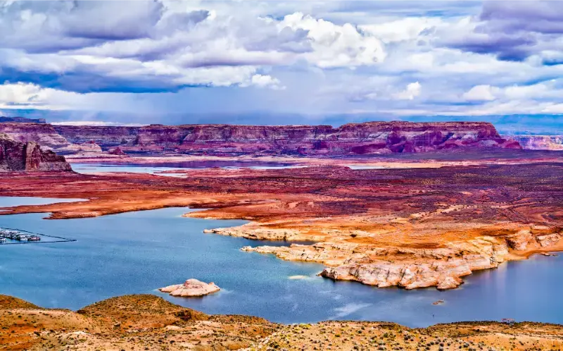 Antelope Island Lake Powell Arizona Usa