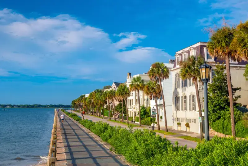Battery Park Historic Waterfront Charleston South Carolina