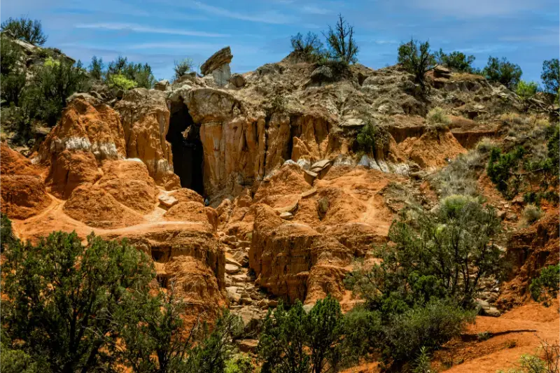 Big Cave Palo Duro Canyon State Park Texas USA