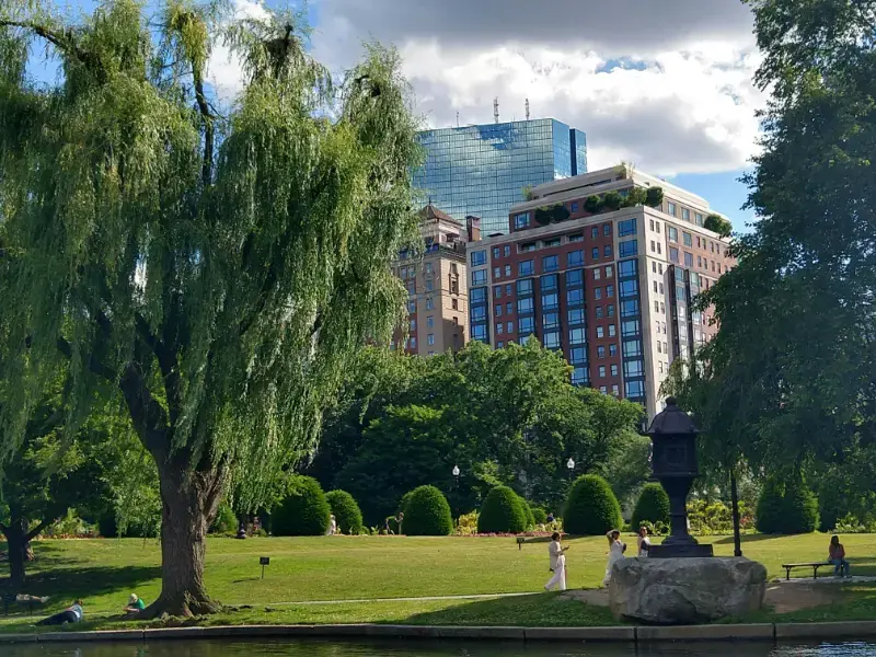Boston City Park And Historic Buildings