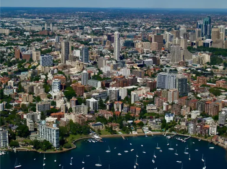 Boston Neighborhoods Aerial View