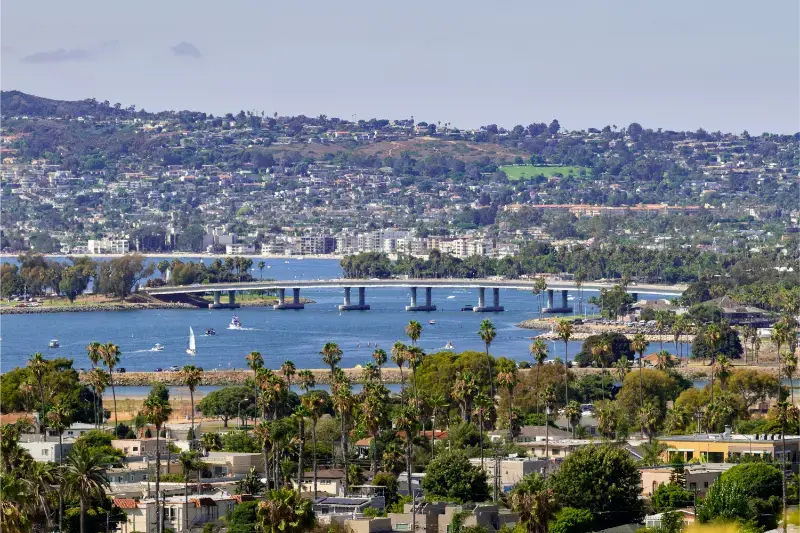 Bridge Ingraham Street Mission Bay San Diego