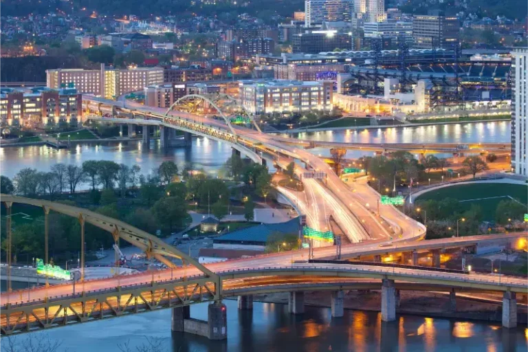 Bridges Monongahela River Allegheny River Pittsburgh Pennsylvania