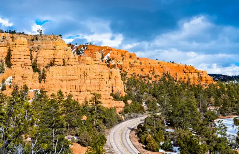 Byway 12 Red Canyon Within Dixie National Forest Utah