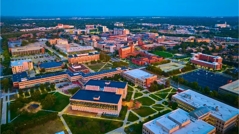 Campus Indiana University Bloomington Indiana