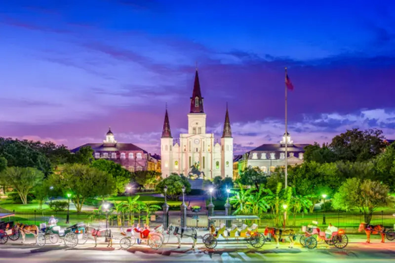 Cathedral Basilica Saint Louis New Orleans Louisiana