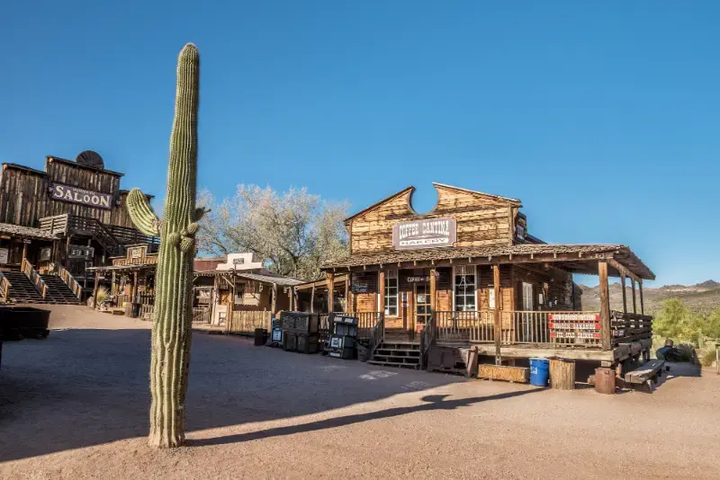 City Goldfield Ghost Near Phoenix Arizona