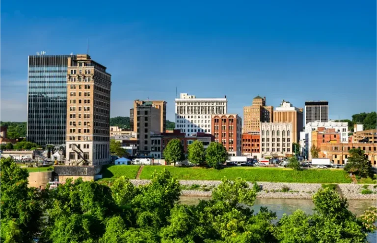 Cityscape Charleston West Virginia Showcasing Blend Historic