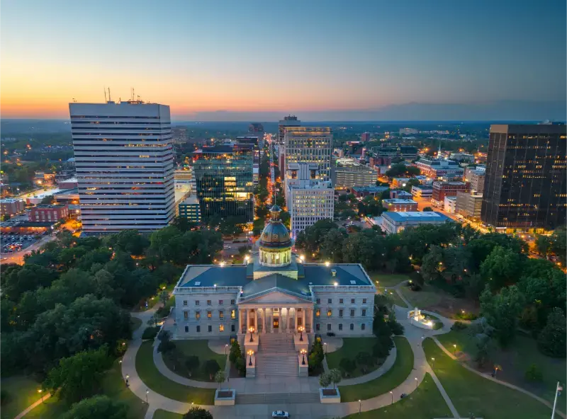 Columbia South Carolina Downtown Cityscape 2