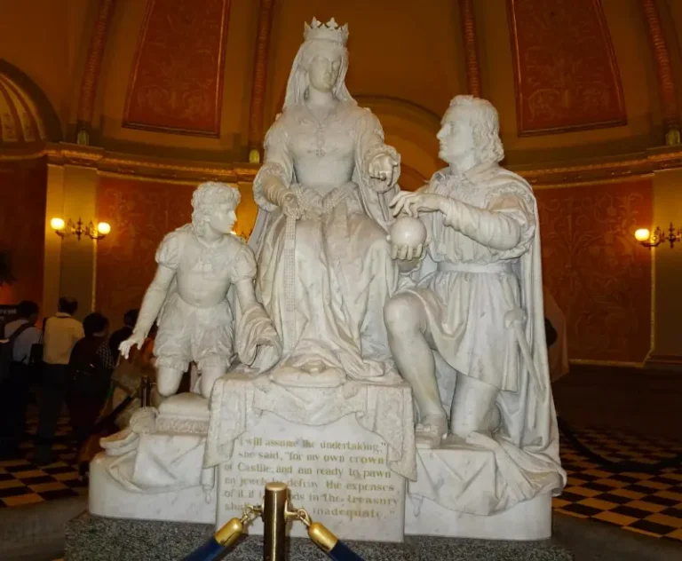 Columbus Last Appeal To Queen Isabella Statue California State Capitol Sacramento