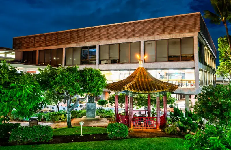 Cultural Gardens Honolulu International Airport Hawaii USA