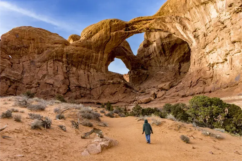 Double Arch Arches National Park Utah