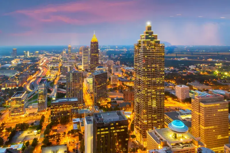 Downtown Atlanta Center Skyline Cityscape