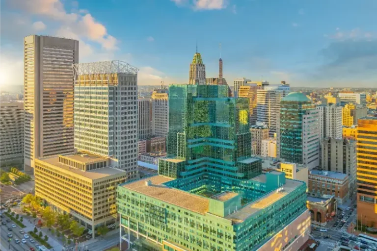 Downtown Baltimore City Skyline Cityscape Maryland