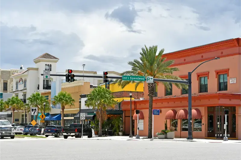 Downtown Daytona Beach Florida