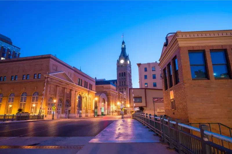 Downtown Milwaukee Skyline USA