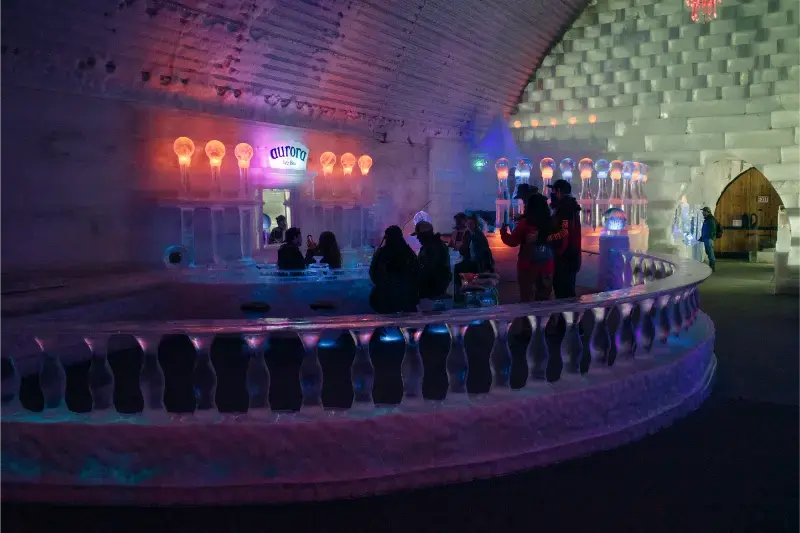 Fairbanks Interior Bar Aurora Ice Museum