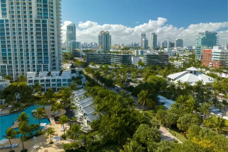 Florida South Beach Architecture Miami Beach City Luxury Hotels Condos Southern Florida