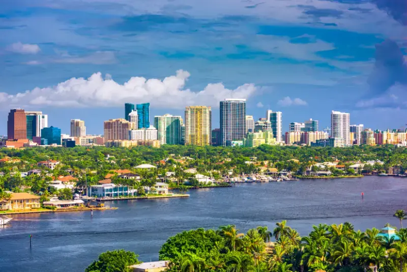 Fort Lauderdale Florida Skyline