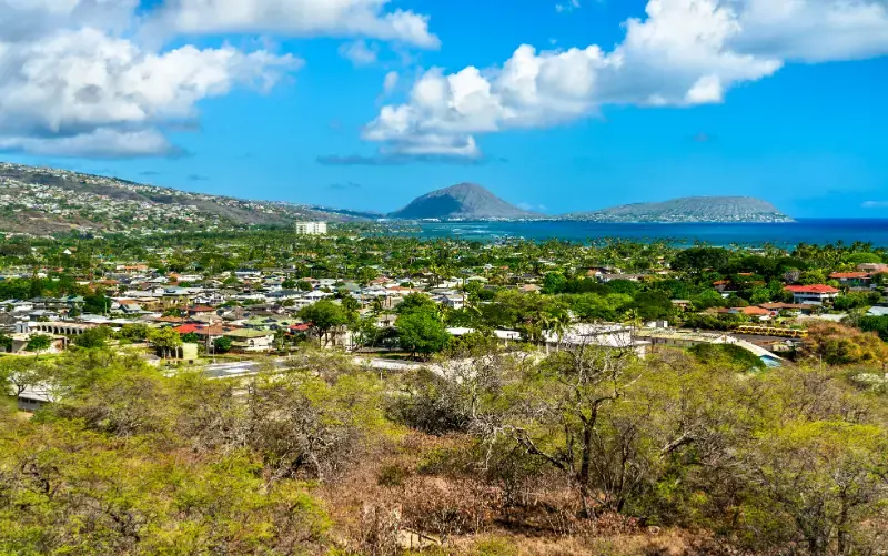 Hanauma Bay Koko Head Volcanoes Oahu Hawaii Usa