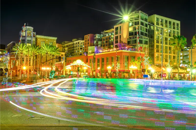 Harbor Drive Between District Marina And District Gaslamp Center San Diego California