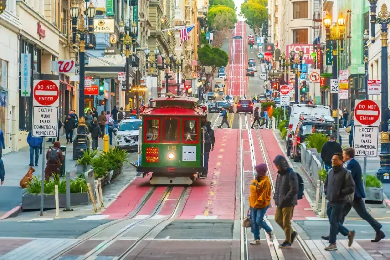 Historic Cable Car San Francisco California