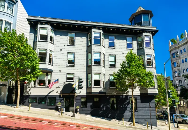 House Steep Powell Street Downtown San Francisco California