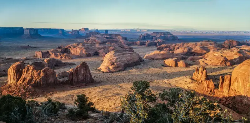Hunts Mesa Monument Valley Utah Arizona Usa