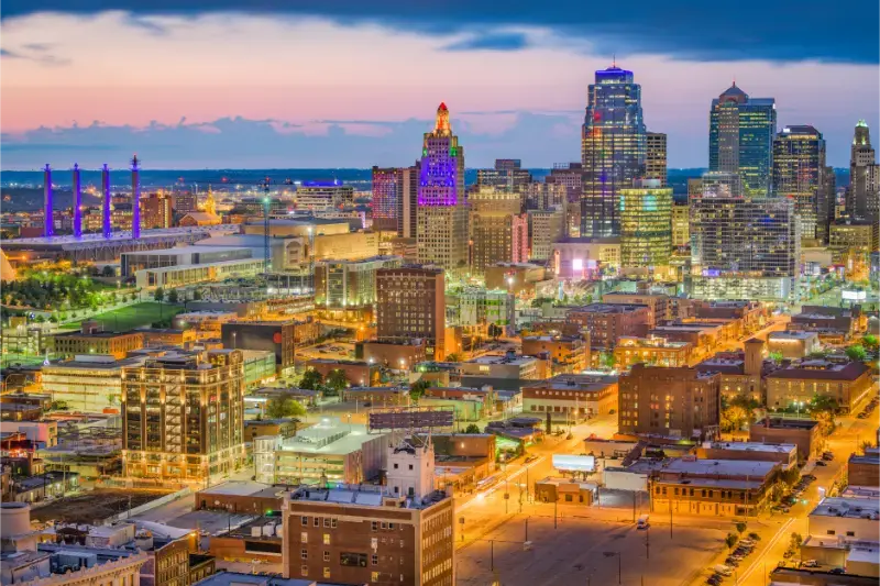Kansas City Missouri Skyline