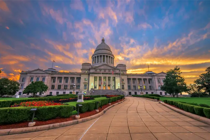 Little Rock Arkansas State Capitol Park