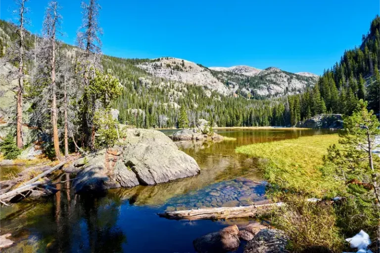 Lone Pine Lake Rocky Mountains Colorado