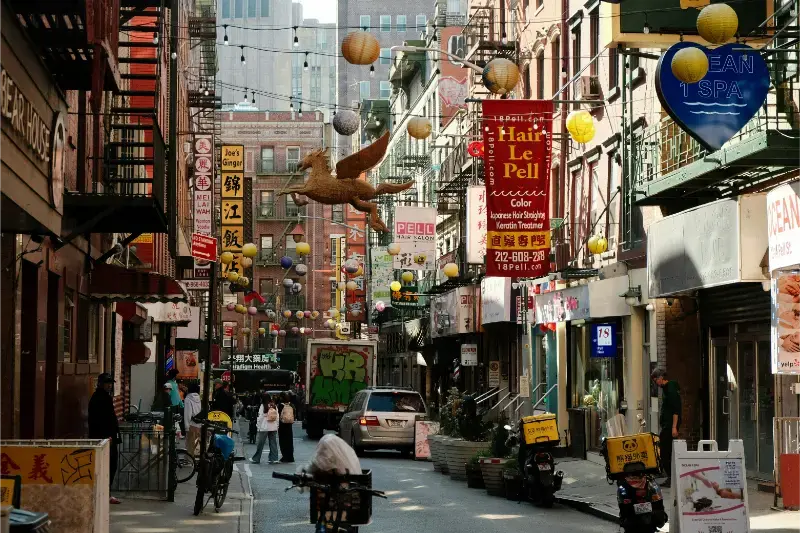 Manhattan Chinatown Street New York