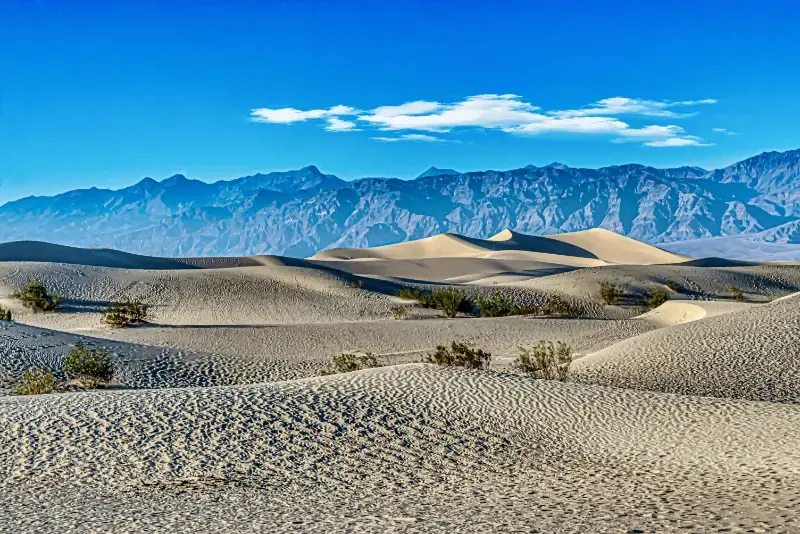 Mesquite Flat Sand Dunes Death Valley National Park California Usa