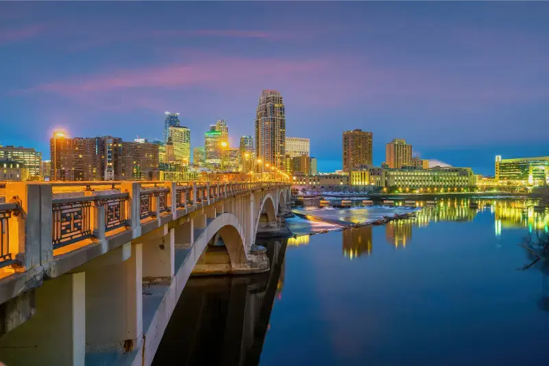 Minneapolis Downtown City Skyline Cityscape Minnesota