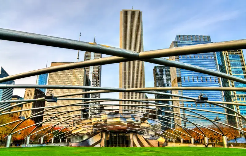 Music Pavilion Millennium Park Chicago Illinois