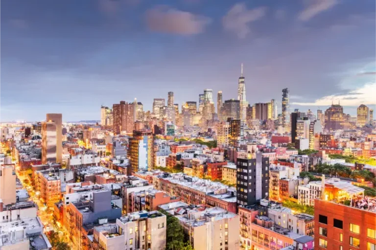 New York New York Financial District Skyline Lower East Side