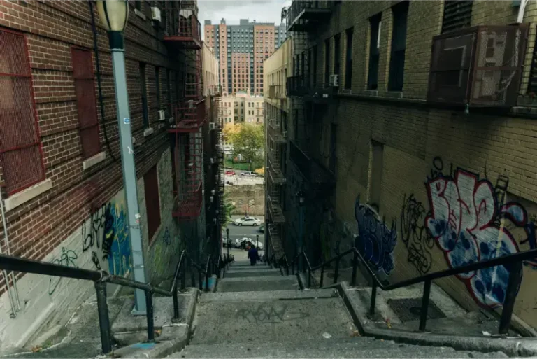 New York November 82022 Attraction Staircase Bronx