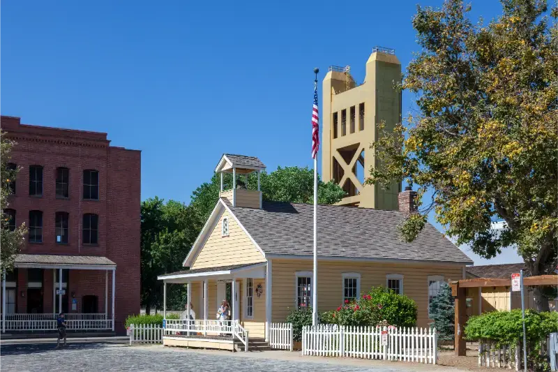 Old Sacramento Schoolhouse Museum Sacramento California USA