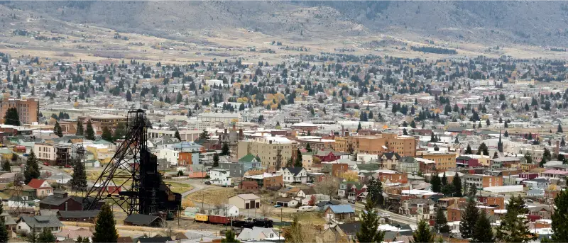 Overlook Butte Montana Downtown