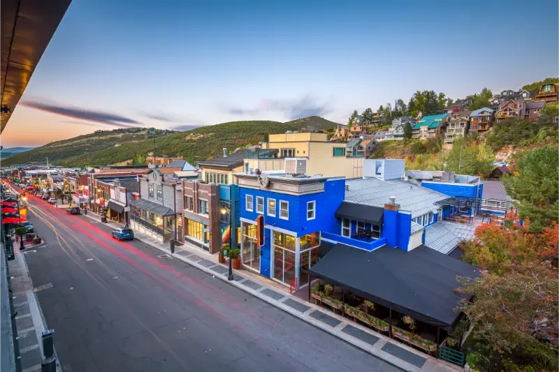 Park City Utah Town Main Street