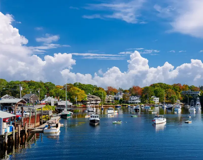 Perkins Cove Picturesque Harbor Ogunquit Maine