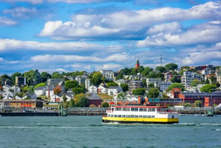 Portland Maine Coastal Townscape