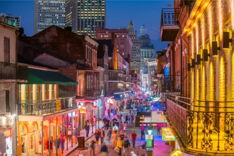 Pubs Bars Neon Lights French Quarter New Orleans