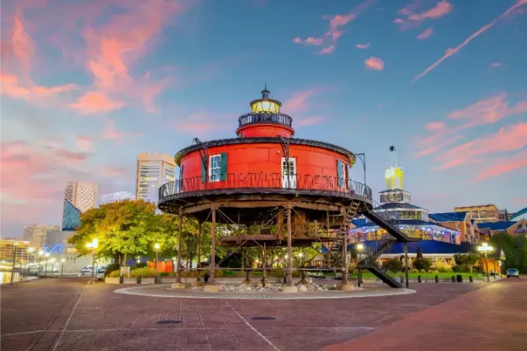 Seven Foot Knoll Lighthouse Inner Harbor Baltimore Maryland