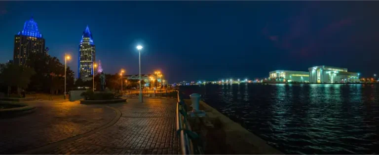 Skylines River Night Mobile Alabama