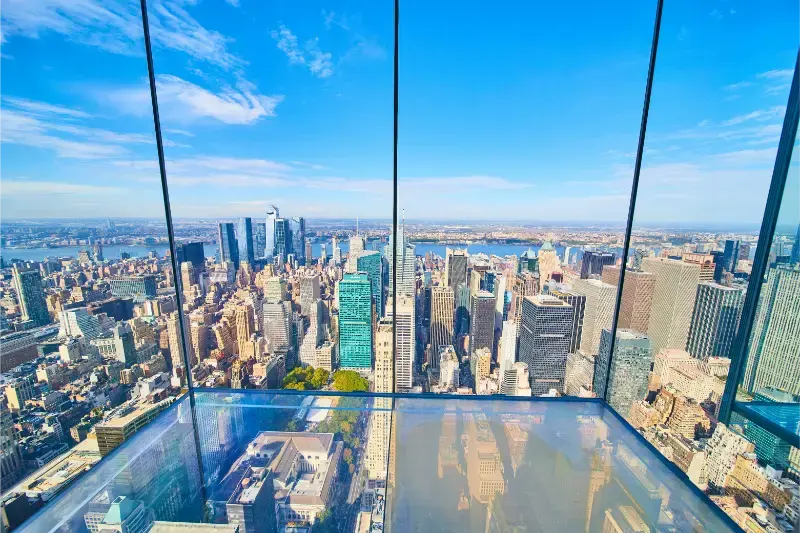 Skyscraper Summit One New York City With Manhattan